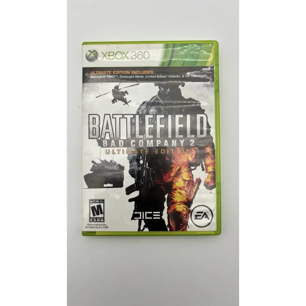 Battlefield: Bad Company 2 (Microsoft Xbox 360, 2010) Complete and Tested